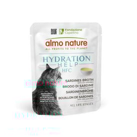 Almo Nature HFC Hydration Help Sardinas Con Caldo sobre para gatos
